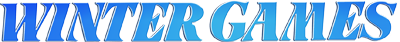 Winter Games logo for NES
